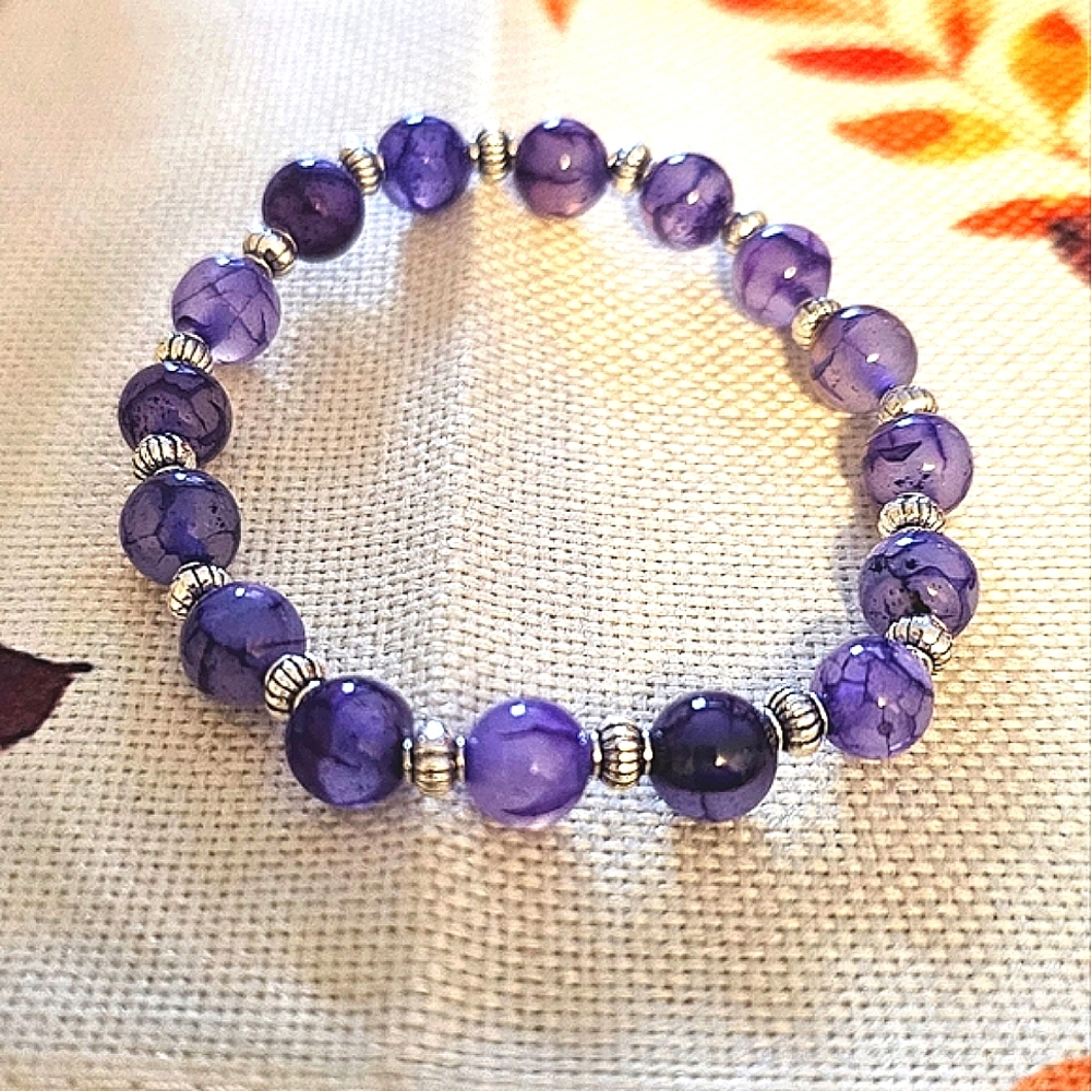 Stretchy beaded bracelet